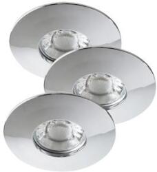 Rábalux Randy LED 3x4W 350lm 3000K beépíthető króm spotlámpa (3db/szett) 1072 (1072)