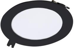 Rábalux Shaun2 beépíthető lámpa 6W 450lm 3000K fekete kerek 71225 (71225)