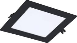 Rábalux Shaun2 beépíthető lámpa 12W 800lm 3000K fekete négyz 71230 (71230)