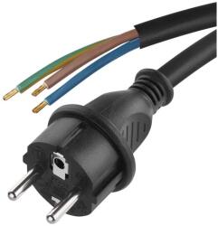 EMOS flexo zsinór gumi/neoprén 3×1, 5mm2 3m fekete S03230N (S03230N)