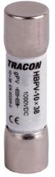 TRACON olvadó biztosíték porcelán hengeres CH-10 25A 10x38 mm gPV 1000V DC 10kA HBPV-10X38-25 (HBPV-10X38-25)