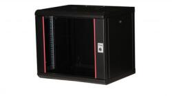Equip Fali Rackszekrény - EPM-09-6045-B-CBAA (19", 9U, 600x450mm, előre szerelt, fekete) (EPM-09-6045-B-CBAA) - firstshop