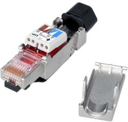 Schrack Mufa RJ45G Schrack HSISR6SI3A, Cat. 6a, AWG 26/7 - 23/7, AWG 26/1 - 23/1, PoE (HSISR6SI3A)