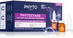 Phyto Phytocyane Anti-Hair Loss Treatment For Women célzott ápolás hajhullás ellen hölgyeknek 12x5 ml