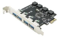 BLACKBIRD PCI-E Bővítőkártya 4xUSB 3.0 (BH1295) (BH1295)