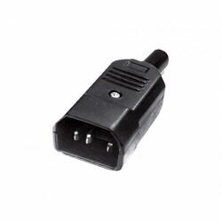 USE Home AC 1D, AC lengődugó, 3 pólus, 10A, 2300W, csavarozható (AC 1D)