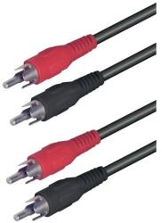 Use Bliszter Home A 3X audió kábel bliszteres csomagolásban, 2 RCA dugó-2 RCA dugó, 1, 5 m (A 3X)