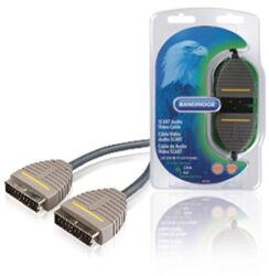 Bandridge SCART Kábel SCART Dugó - SCART Dugó 2.00 m Kék (BVL7102)