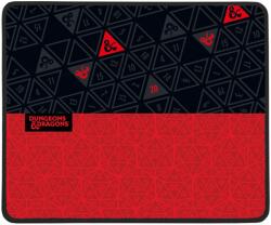 KONIX - DUNGEONS & DRAGONS Gaming Egérpad 49x49x270mm, Fekete-Piros