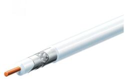 USE Home S 6TSP/WH koax kábel, 75 Ohm, PVC és PE szigetelés, réz bevonatú acél ér, alumínium + PET fólia 96 szál aluharisnya, 100m, fehér (S 6TSP/WH)