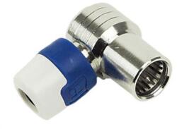 Hirschmann QFA 5 Angled push-on quick F connector (695020574)