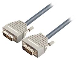 Bandridge DVI Kábel DVI-D 24+1p Tűs - DVI-D 24+1p Tűs 2.00 m Kék (BCL1402)