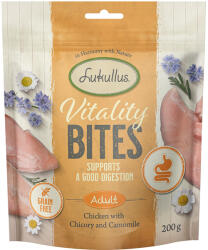  Lukullus 200g Lukullus Vitality Bites csirke kutyasnack emésztés támogatására (gabonamentes)