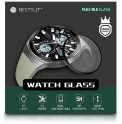 Bestsuit Folie Protectie Bestsuit pentru Samsung Galaxy Watch4 Classic 46mm, Sticla Flexibila, Neagra