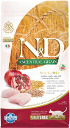 N&D Ancestral Grain 3x1, 5kg N&D Ancestral Grain Neutered csirke & gránátalma nedves macskatáp