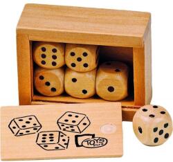 Goki Set 6 zaruri din lemn in cutie (GOKIHS239)