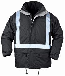 Coverguard BODYGUARD fekete 4/1 télikabát fényvisszaverő csíkkal M (44/46) (5BODNM)