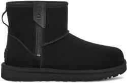 UGG UGG, Bailey cipzáros nyersbőr csizma, Fekete, 6 (1151230-BLK-6)