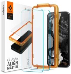 Spigen GlastR Alginmaster Full kijelzővédő üveg Google Pixel 8a 2db (AGL07464)