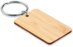  Bambusz Kulcstartó - Téglalap - 4, 5x3 cm