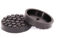 PTC Tools Gumipogácsa csápos emelőhöz 120/110 mm-es peremes pöttyös-lyukas (GP120-PP)