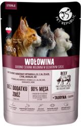Pet Republic alutasak sterilizált macskáknak marha hússal - 100 g
