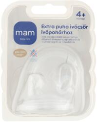 MAM Aszimmetrikus Extra Puha Ivócsőr 4 Hónapos Kortól - 2 db
