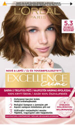 L'Oréal krémes, tartós hajfesték 5.3 aranybarna - 1 db