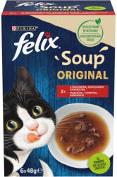 FELIX Soup állateledel macskáknak, házias válogatás 6x48g - 288 g