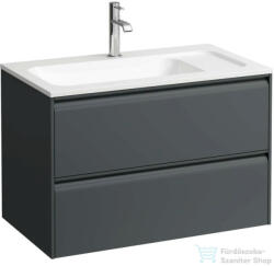 Laufen Meda 77, 2x44, 2 cm-es 2 fiókos fali szekrény H814117 mosdóhoz, traffic grey H4216820112661 (H4216820112661)