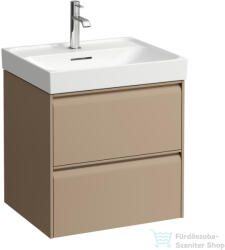 Laufen Meda 53, 4x44, 8 cm-es 2 fiókos fali szekrény H810112 mosdóhoz, cappuccino H4215620114651 (H4215620114651)