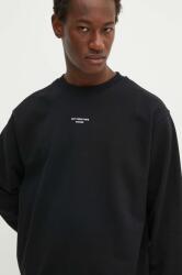 Drôle de Monsieur pamut melegítőfelső fekete, férfi, nyomott mintás, PERM. SW148. CO127 Le Sweatshirt Slogan Cl - fekete L
