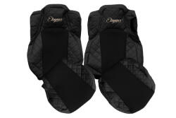  Méretpontos Mercedes bőr üléshuzat Actros MP4/MP5 vegyes ülés FEKETE