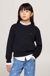 Tommy Hilfiger gyerek pamut pulóver sötétkék, KG0KG08547 - sötétkék 128