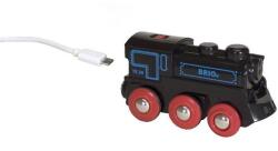 BRIO Locomotivă electrică Brio reîncărcabilă prin cablu mini USB