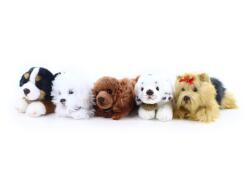 Rappa câine de pluș mincinos, 5 feluri, 17 cm