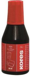 Kores Bélyegzőfesték, 28 ml, KORES, piros (71328) - mystock