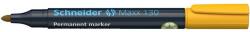 Schneider Alkoholos marker, 1-3 mm, kúpos, SCHNEIDER "Maxx 130", sárga (113005)