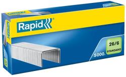 Rapid Tűzőkapocs, 26/6, horganyzott, RAPID "Standard", 5000db/doboz (24861800) - mystock