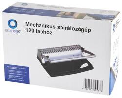 BLUERING Spirálozógép, műanyag spirálkötéshez, 120lap lyukasztás 8lap Bluering® COMBINDER 120 - mystock