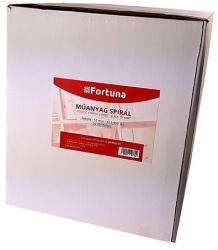 Fortuna Iratspirál műanyag FORTUNA 51mm 411-450 lap fekete 50/dob - mystock