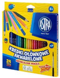 Astra Színes ceruza ASTRA akvarell 24 színű ajándék ecsettel (312110005) - mystock