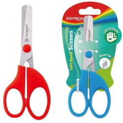 Keyroad Olló balkezes 13 cm tompa fejű 1 db/bliszter Keyroad Left-handed vegyes színek (KR972392) - mystock