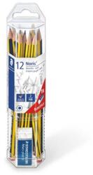 STAEDTLER Grafitceruza készlet, ajándék radírral, HB, hatszögletű, STAEDTLER "Noris 120", 13db/készlet (61 120P1)