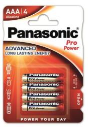 Panasonic Elem, AAA mikro, 4 db, PANASONIC "Pro power (LR03PPG-4BP/LR03PPG/4BP)