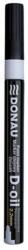 DONAU Lakkmarker, 2, 2mm, S, DONAU "D-oil", fehér, 12db/doboz (7368001PL-09)
