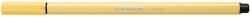 STABILO Rostirón, 1 mm, STABILO "Pen 68", világossárga (68/23)