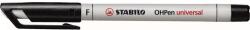 STABILO Alkoholmentes marker, OHP, 0, 7 mm, STABILO "OHPen F", fekete (852/46) - mystock