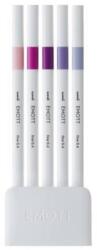 uni Tűfilc UNI EMOTT 5db-os készlet 0, 4mm (babarózsaszín, pink, mályva, lila, tengeri köd) (2UEMOTTNO7) - mystock