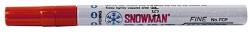 SNOWMAN Lakkmarker SNOWMAN/DEC FCP-12 3mm Fine piros (FCP-12 PIROS) - mystock